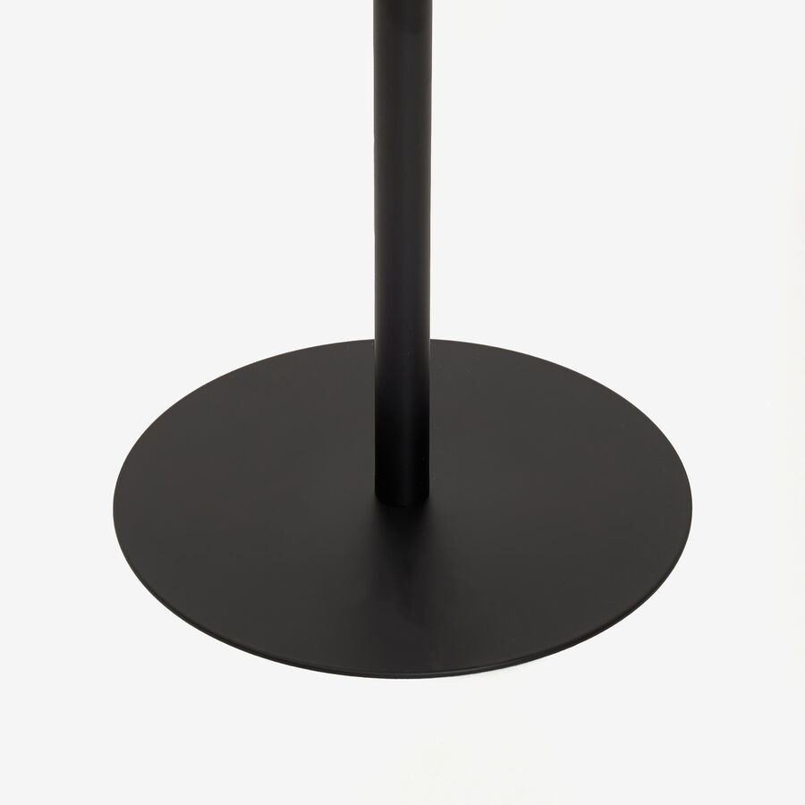 Mesa auxiliar de metal negra Malak &Oslash;35x53cm