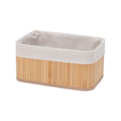 Cesta forrada de bamb&uacute; Mati 34x24x16cm