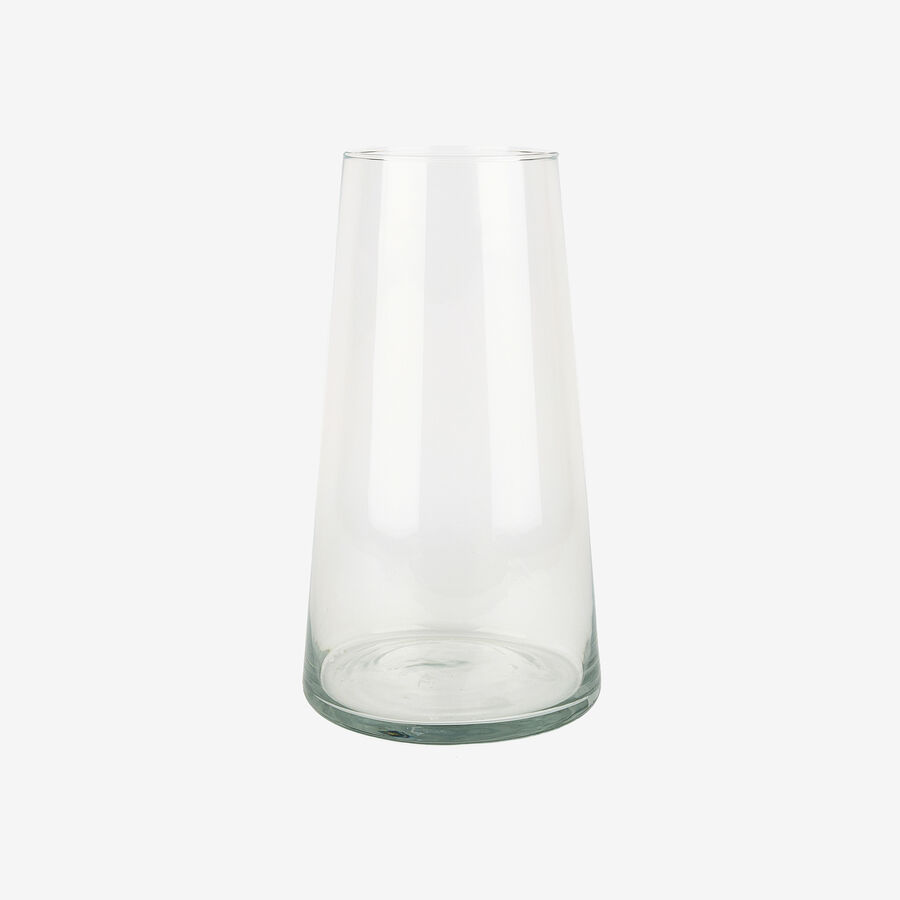Jarrón de cristal Mika Ø17x30cm