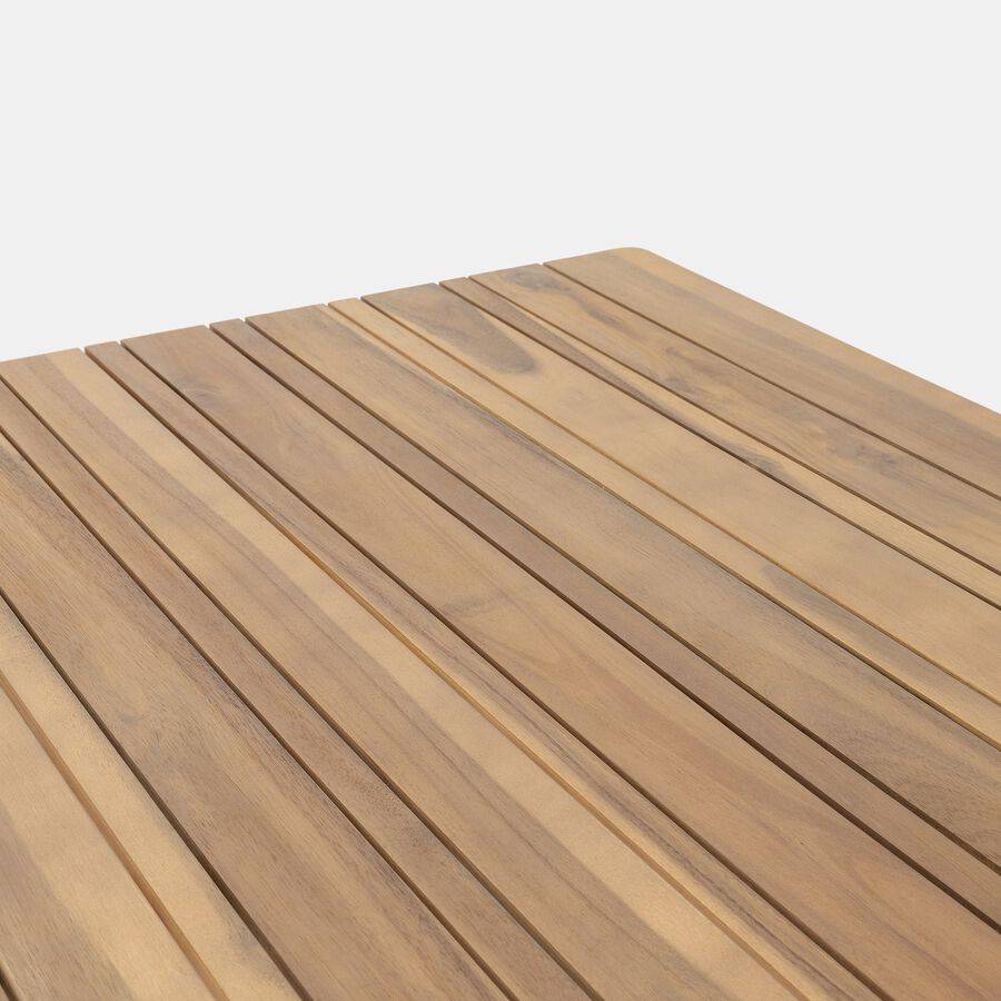 Mesa de jardín de madera de acacia Mykonos 160x90x75cm