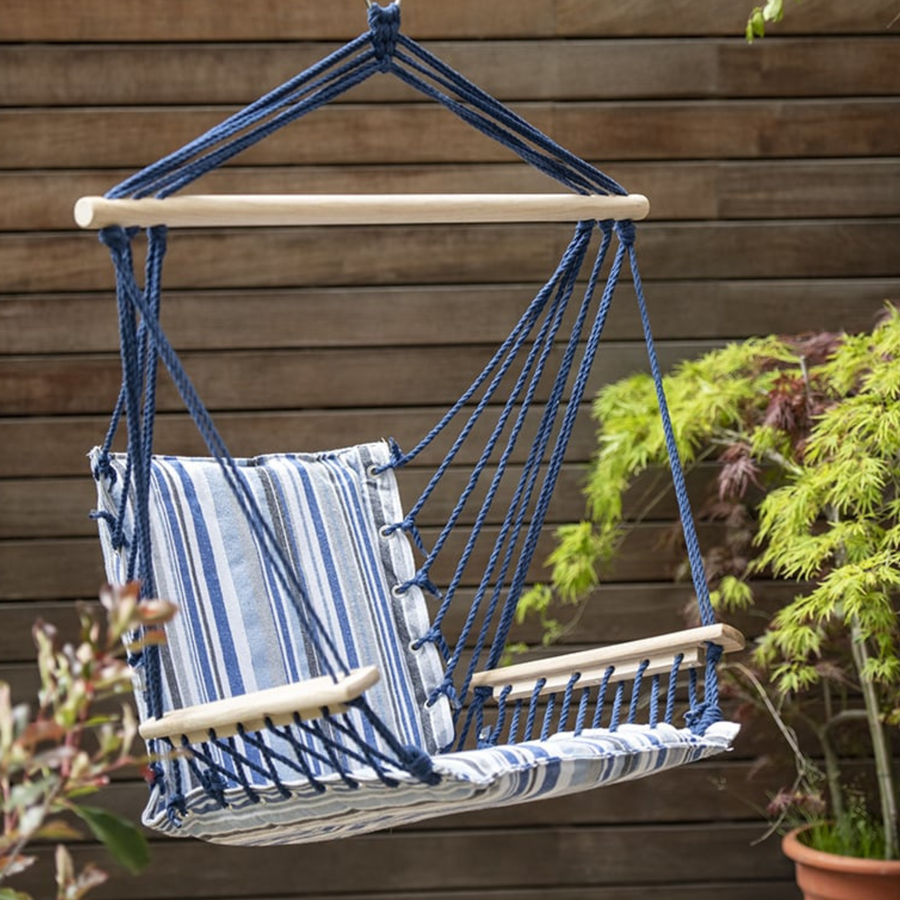 Silla columpio a rayas 55x100cm en varios colores Casa Viva
