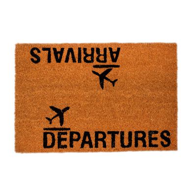 Felpudo de fibra de coco Departures Arrivals 60x40cm