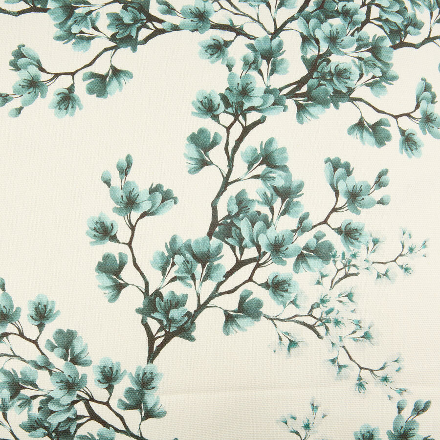 Funda de cojín de algodón cuadrada azul Bluira 45x45cm