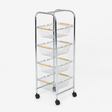 Carro de cocina de acero inoxidable Ammon 28x27x87cm