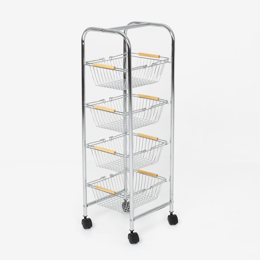 Carro de cocina de acero inoxidable Ammon 28x27x87cm