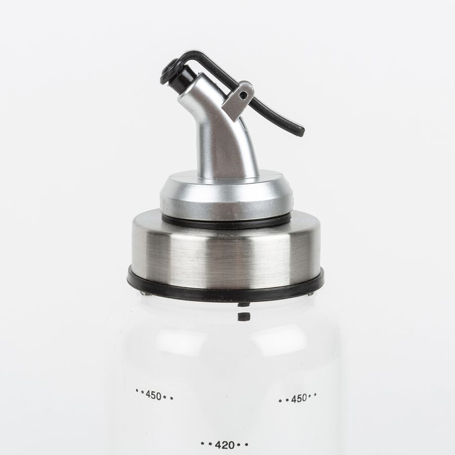 Aceitera con dosificador de acero inoxidable Len