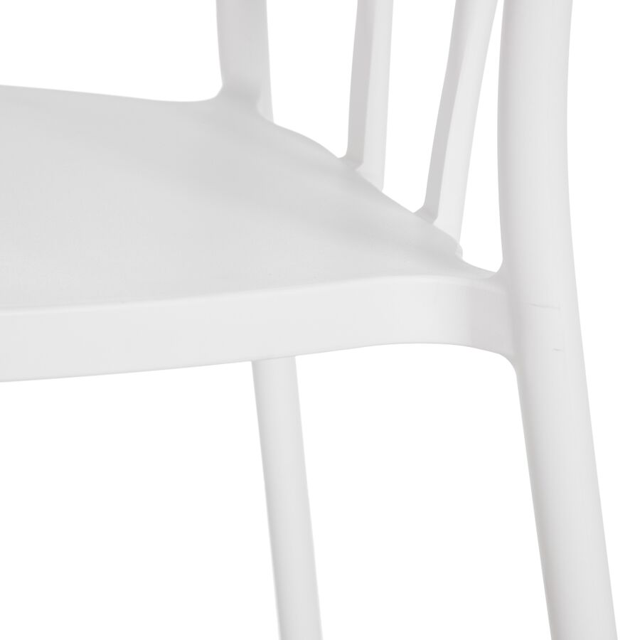 Set de 4 sillas de comedor blanco Marin 43x53x85cm