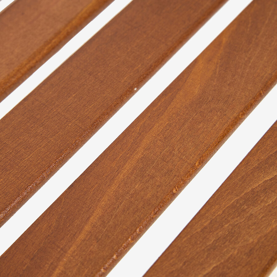 Silla plegable de madera de haya oscura Gema 43x48x79cm