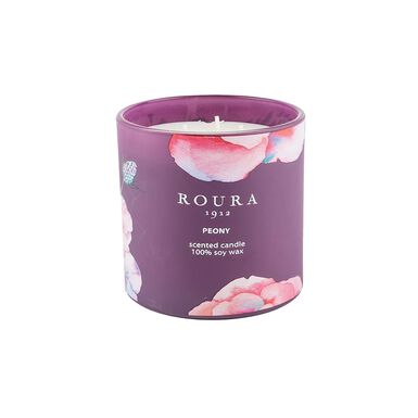 Vela aromática de 3 mechas peonia con vaso Home Ritual