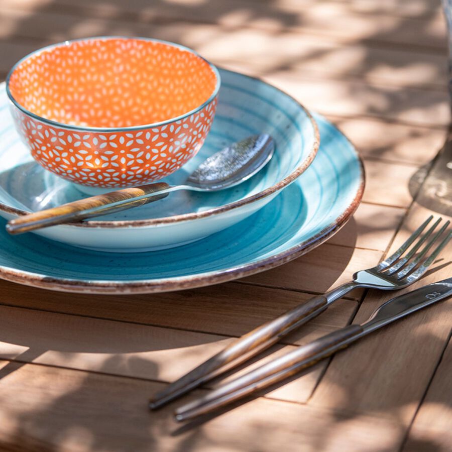 Cubertería de 24 piezas de acero inoxidable Amazonia