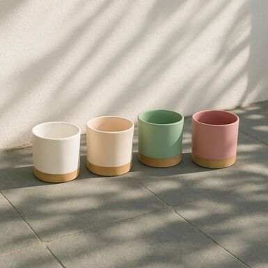 Macetero de porcelana Alia Ø11x11cm