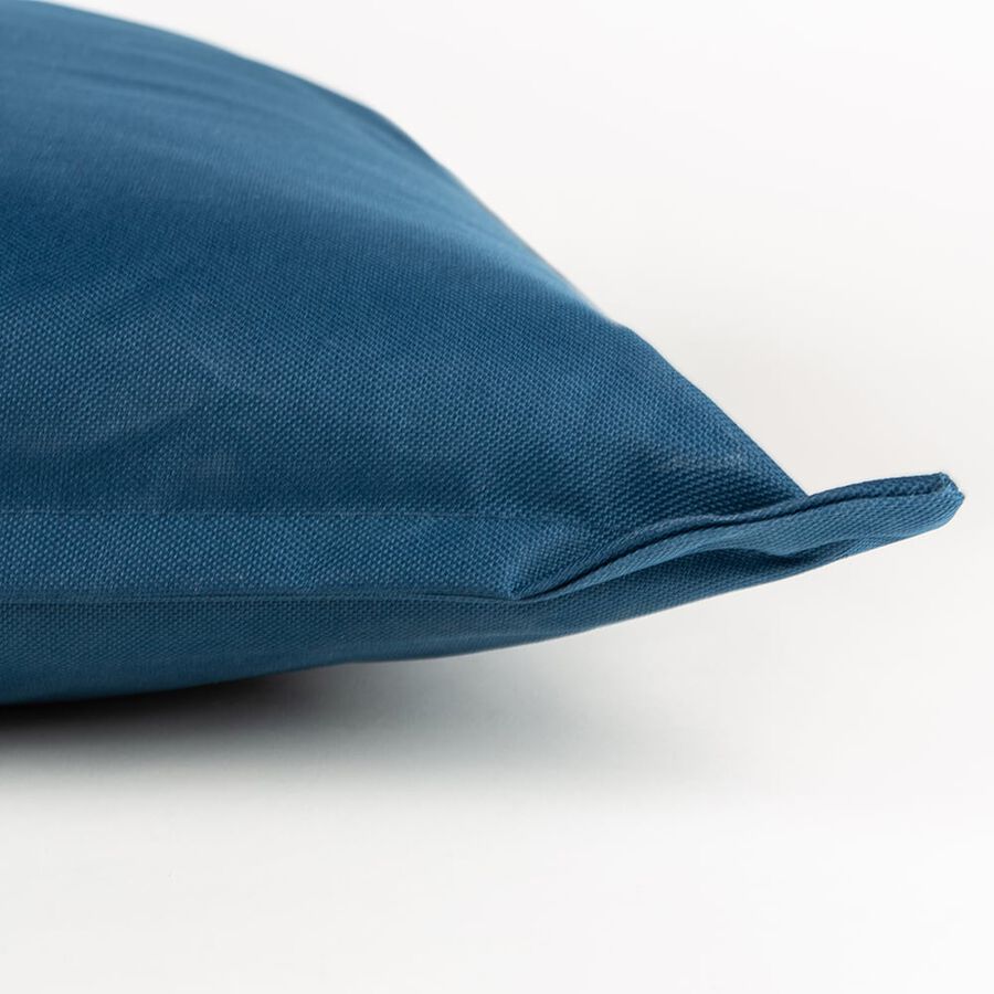 Coj&iacute;n para exterior azul marino de poli&eacute;ster