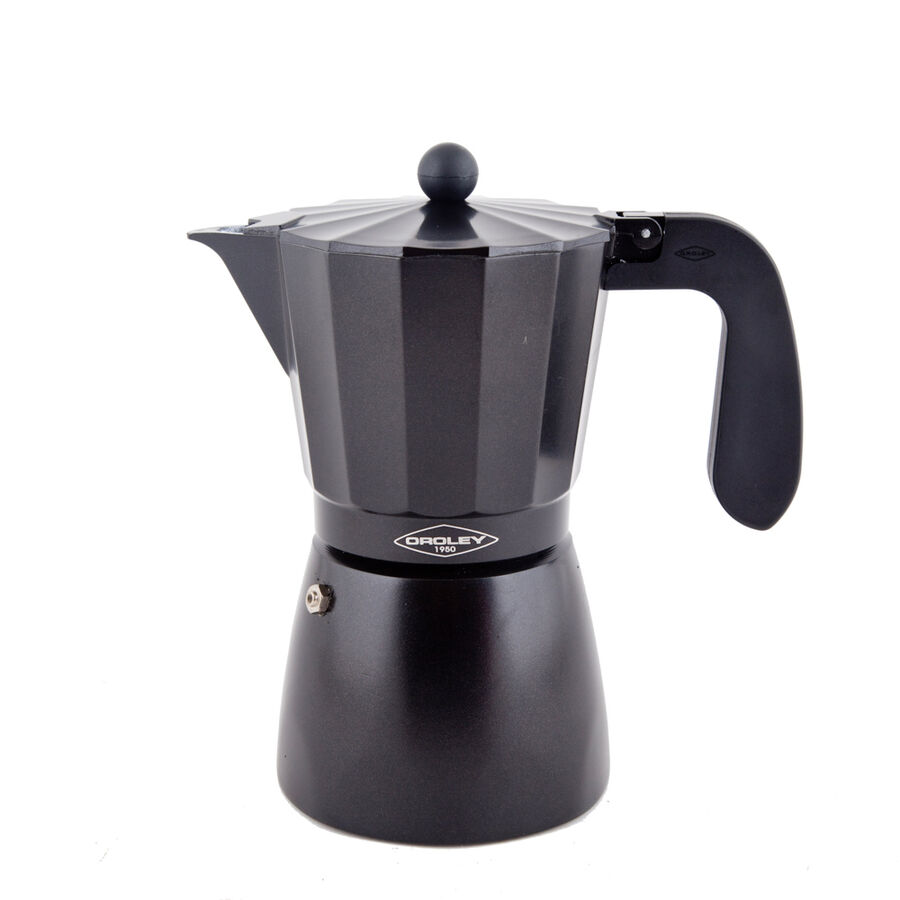 Cafetera 9 tazas aluminio Touareg oroley