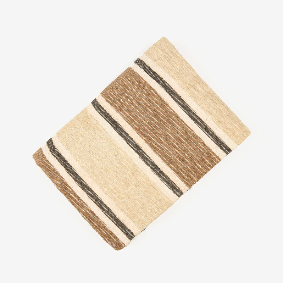 Funda de coj&iacute;n de chenilla rayas Bahar 30x45cm