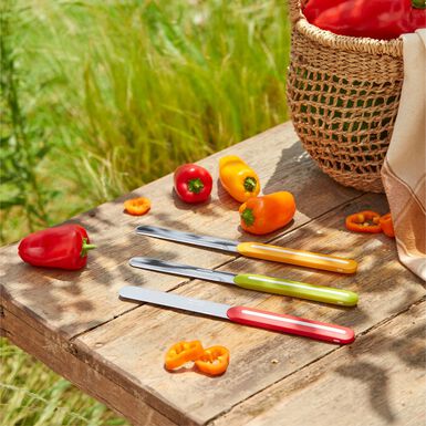 Cuchillo de cocina de acero inoxidable rojo 21,5cm - Arcos