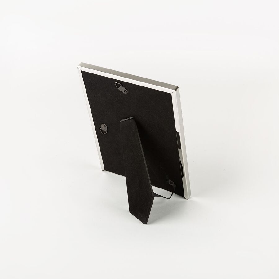 Marco de fotos de metal plateado Kilim 10x15cm