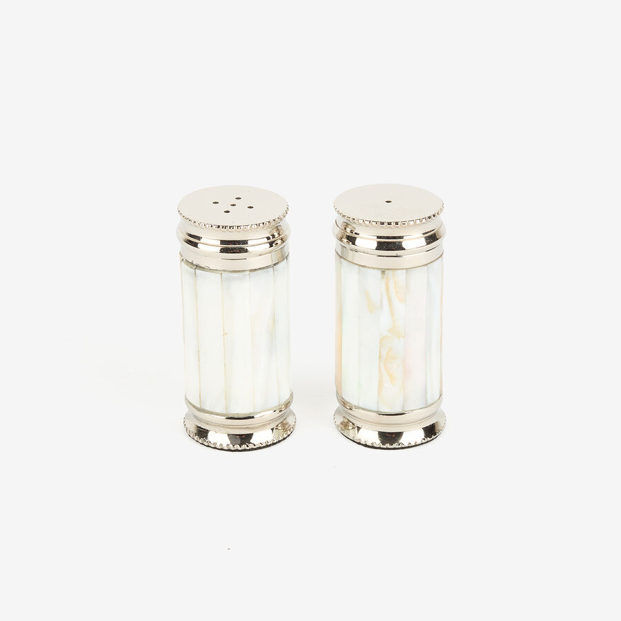 Set de salero y pimentero - 2 piezas &Oslash;5x10cm
