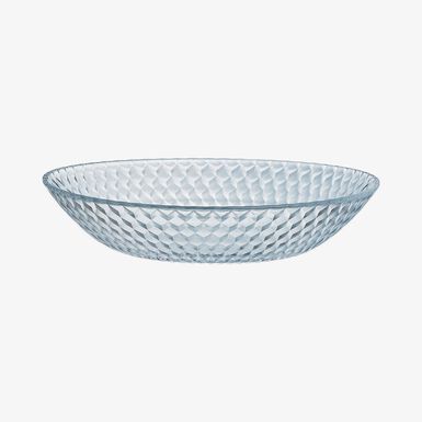 Plato hondo transparente de vidrio Destello &Oslash;20cm