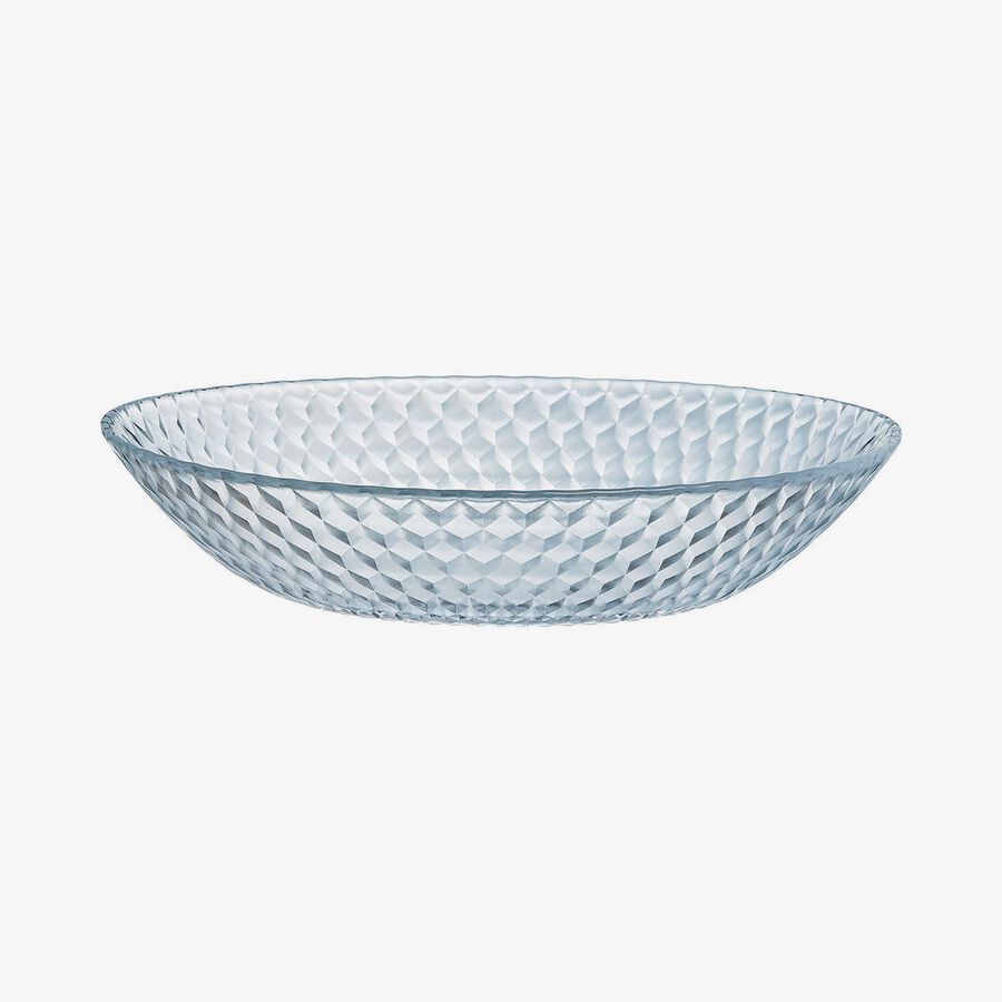 Plato hondo transparente de vidrio Destello &Oslash;20cm