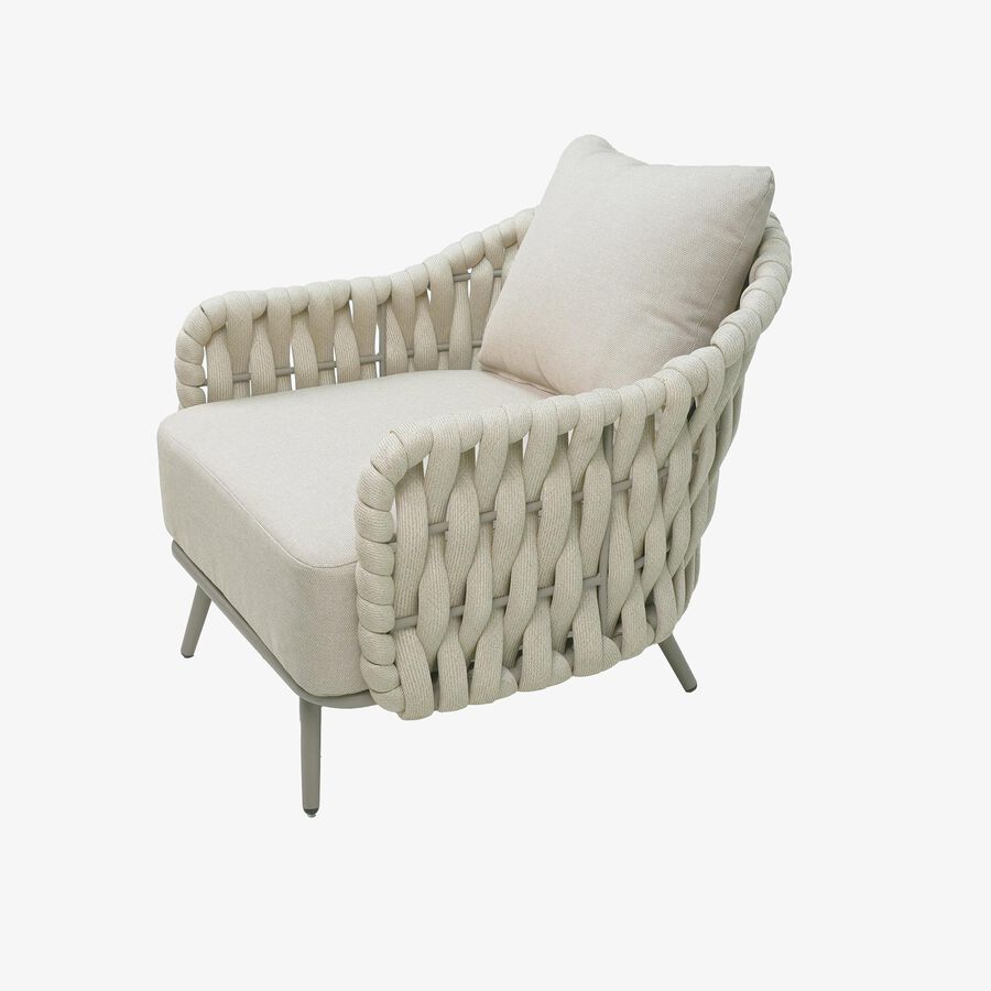 Set de jard&iacute;n de 4 piezas beige Portofino