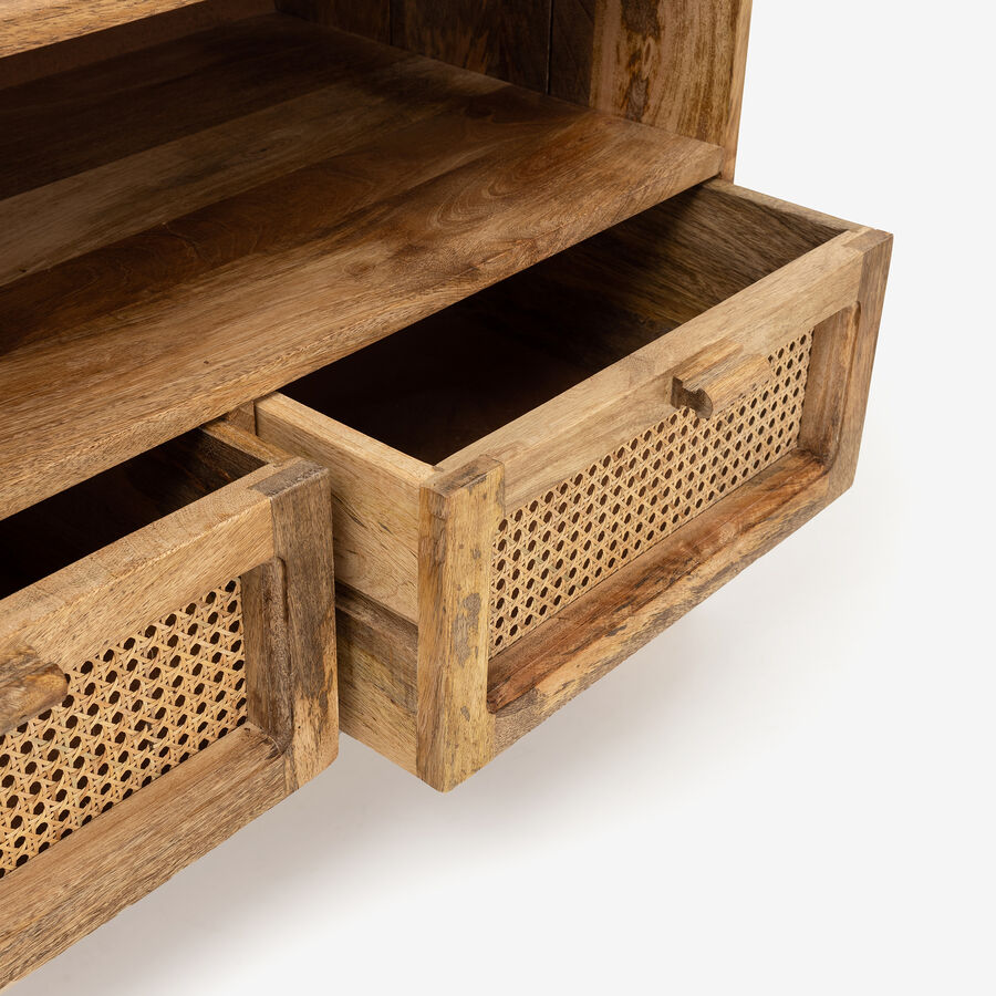 Mueble de TV de madera de mango Merlin 175x45x57cm Clau&Chloe