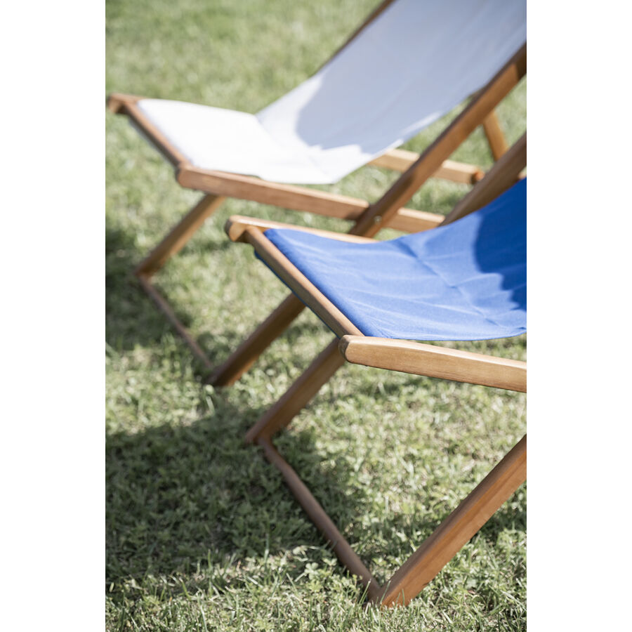 Hamaca de madera de acacia azul Margaret 106x60x80cm