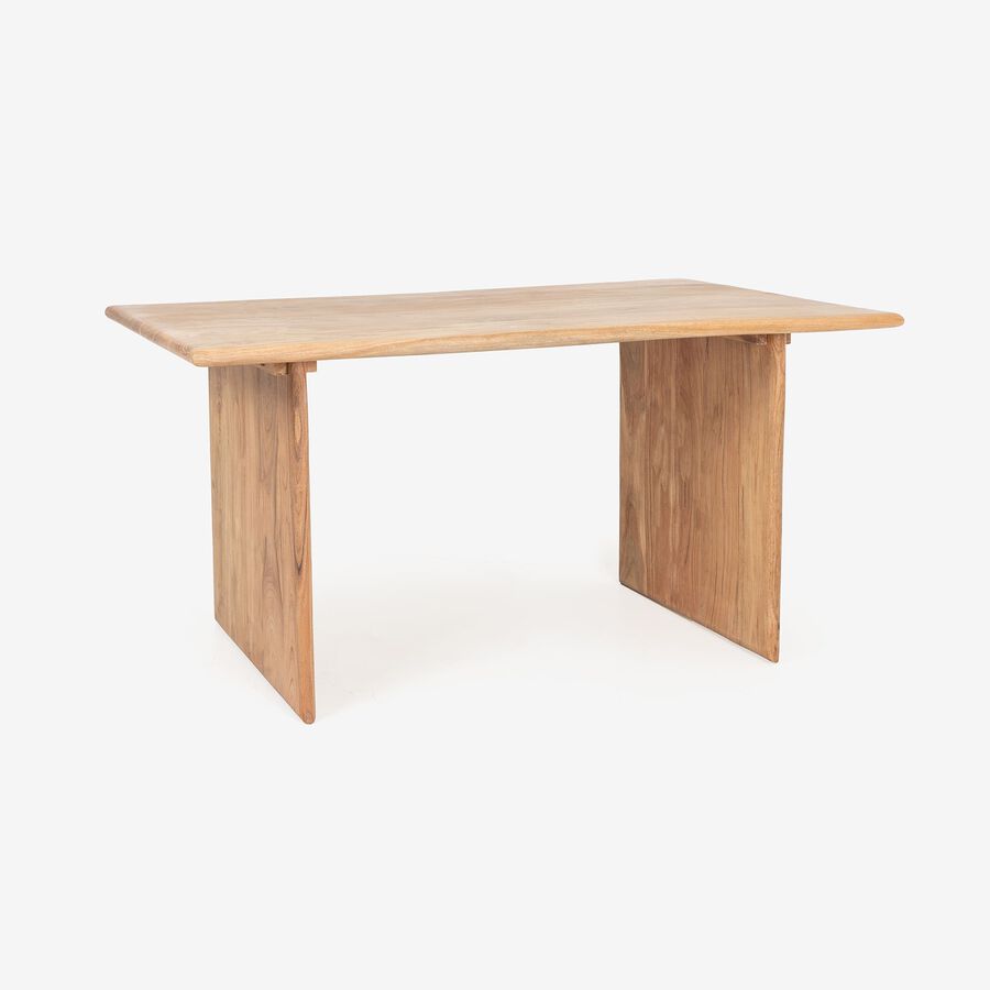 Mesa de comedor de madera de acacia Riga 160x80x77cm Clau&Chloe