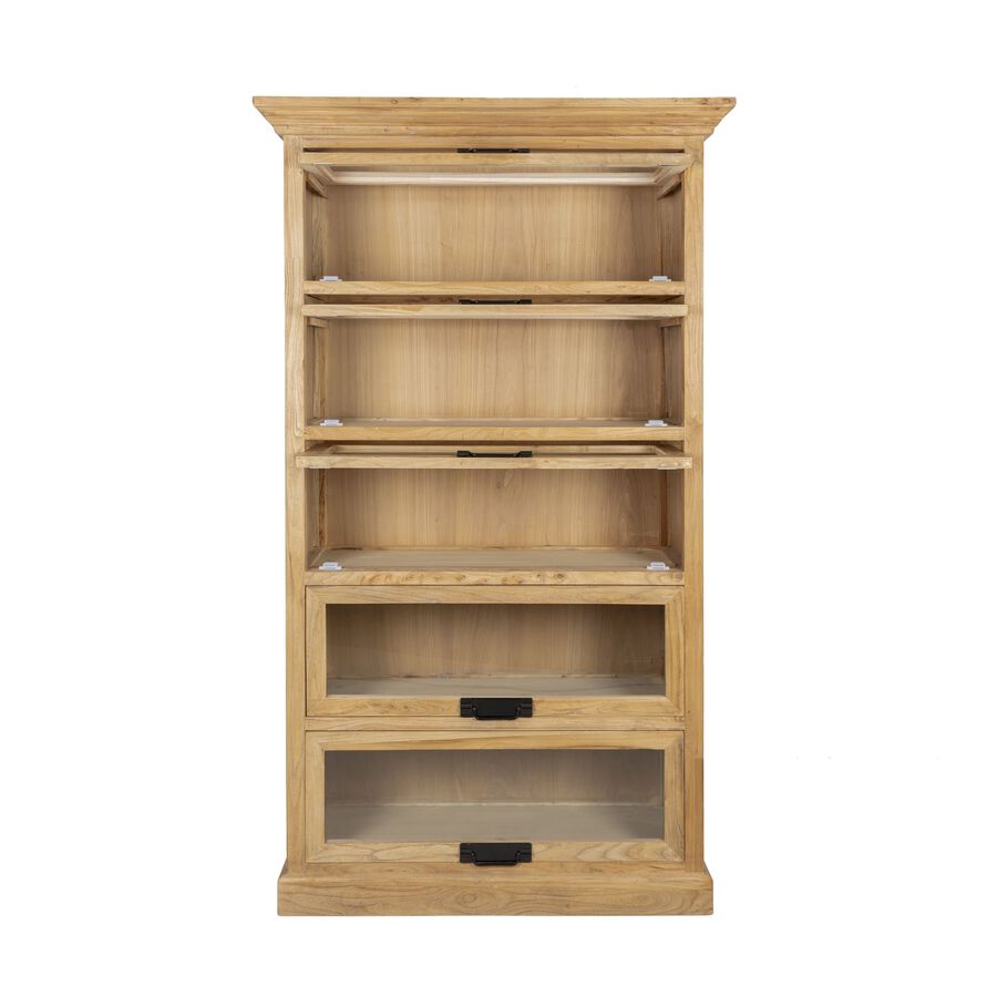 Estantería de madera olmo reciclada Nimea 208cm