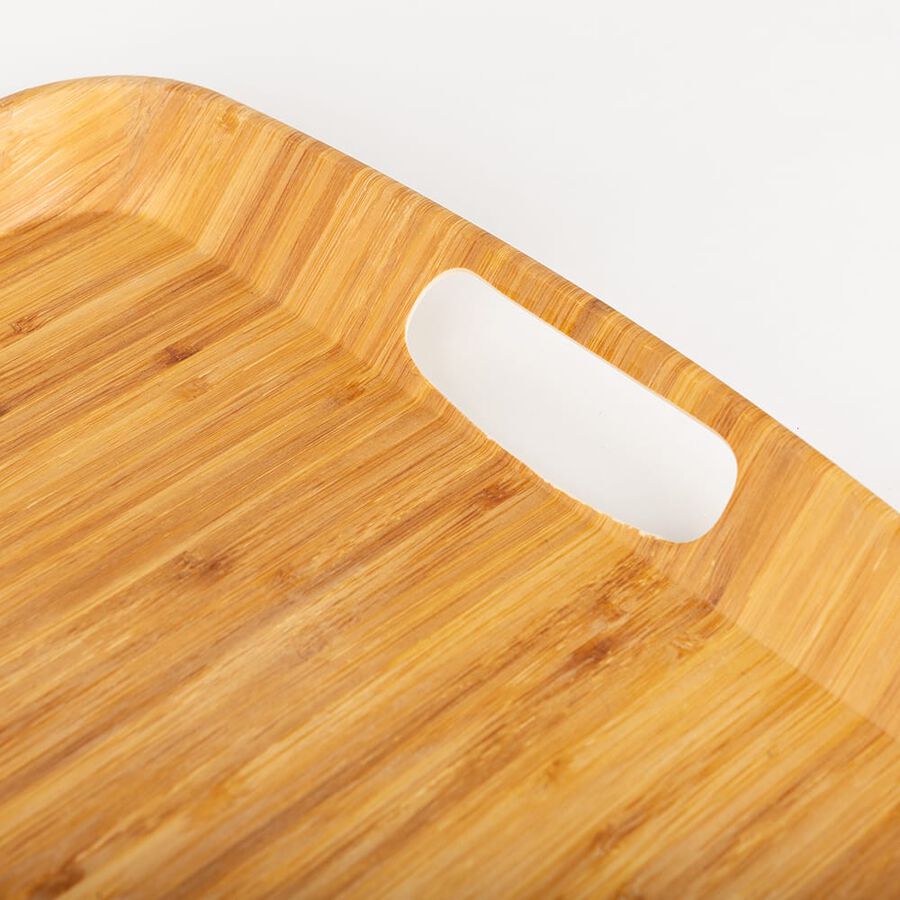 Bandeja de melamina efecto bambú en varias medidas