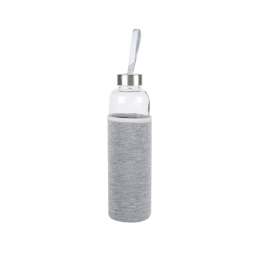 Botella con funda gris de cristal Temel 60cl