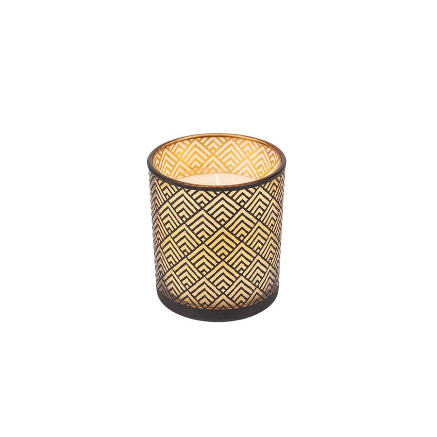 Vela con vaso de cristal 8cm