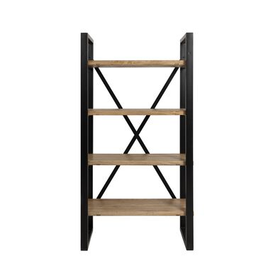 Estantería de madera de olmo reciclada 80x40x160cm