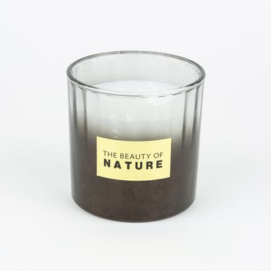 Vela decorativa en vaso Graphite &Oslash;10x10cm