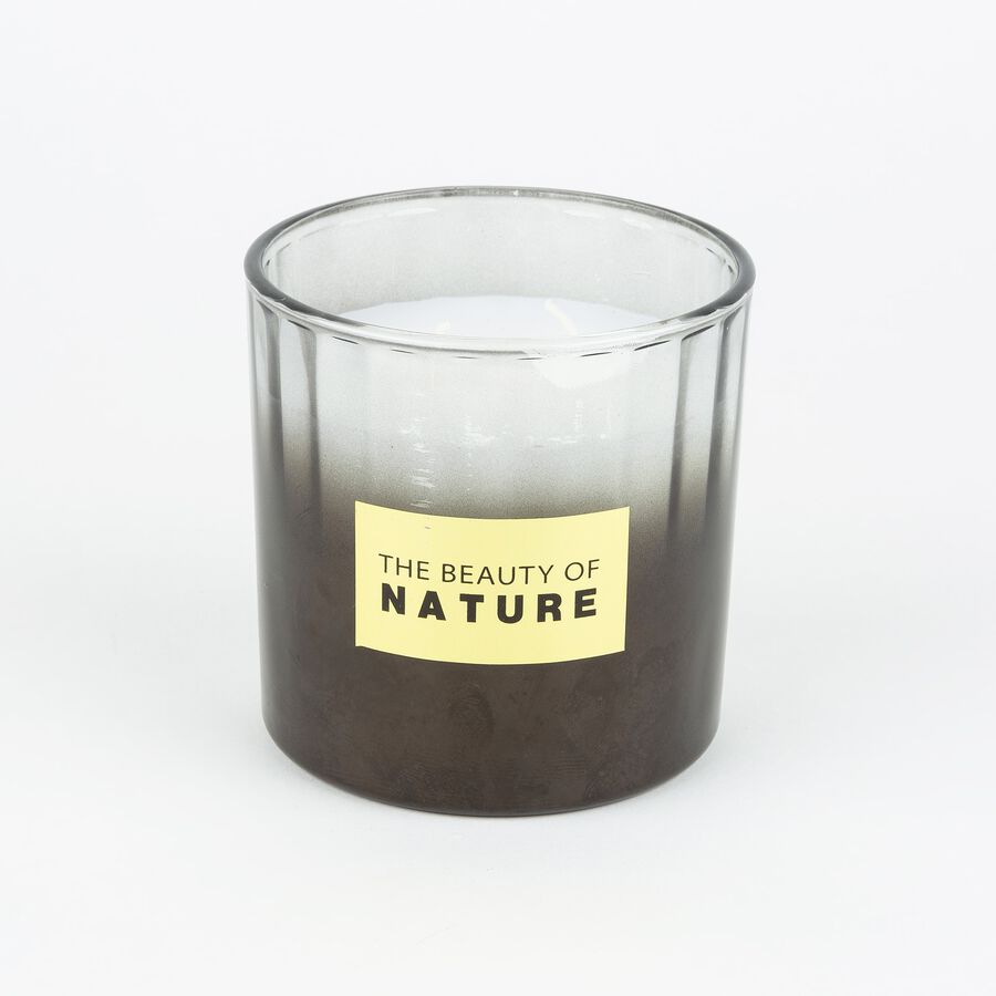 Vela decorativa en vaso Graphite &Oslash;10x10cm