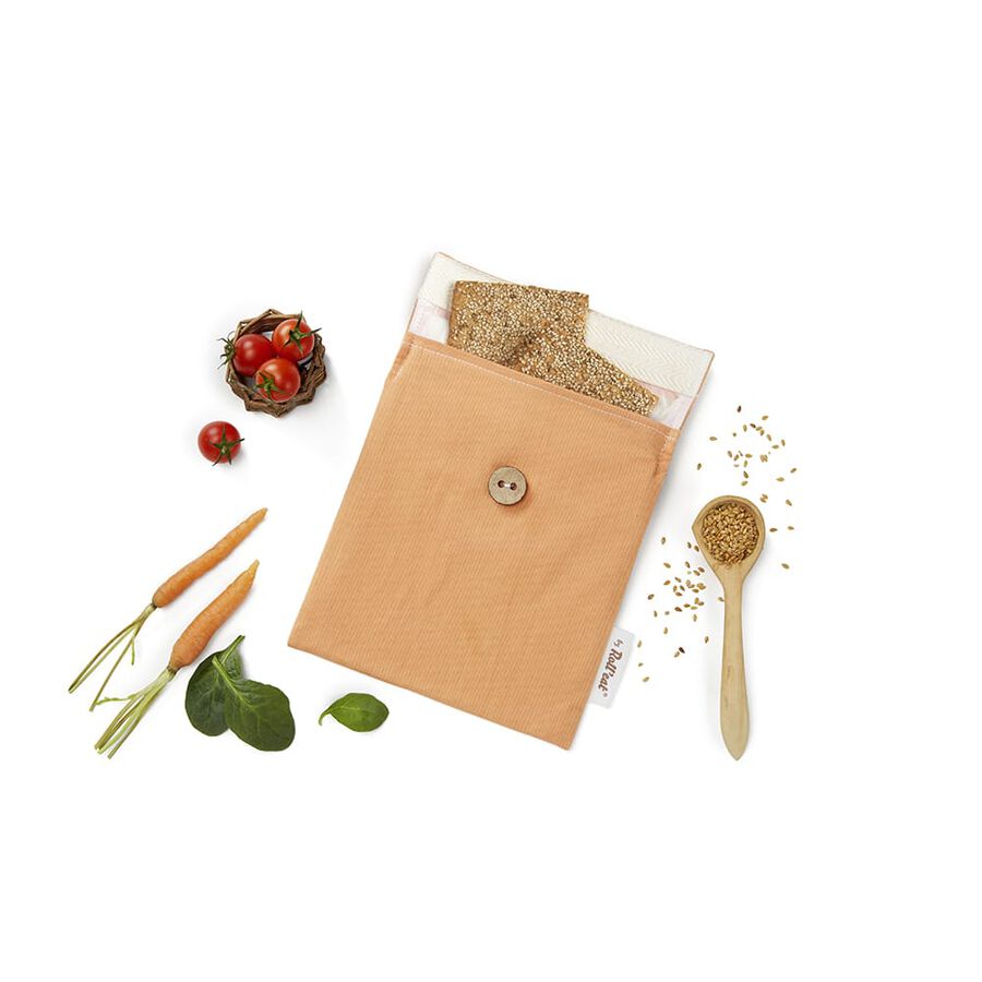 Portabocadillos Snack&rsquo;n go BIO naranja