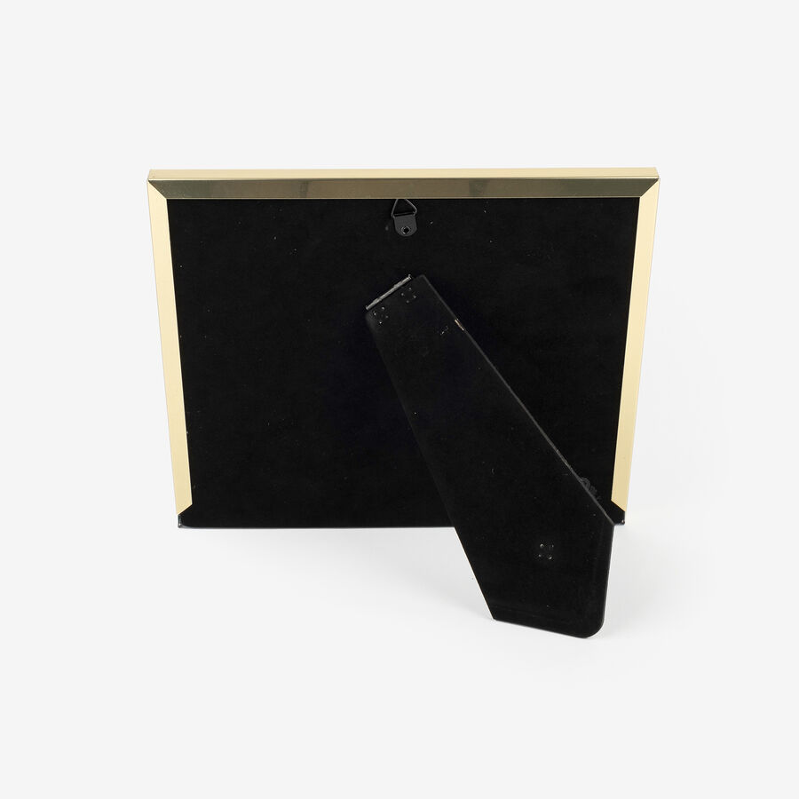 Marco de fotos de metal dorado D'or 13x18cm y 9x9cm