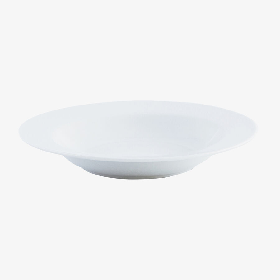 Plato hondo de porcelana Basic &Oslash;21,5