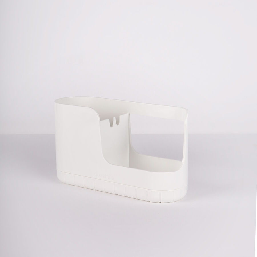 Organizador de fregadero de pl&aacute;stico blanco Nara - Guzzini