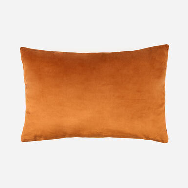 Funda de coj&iacute;n velvet calabaza 30x45cm