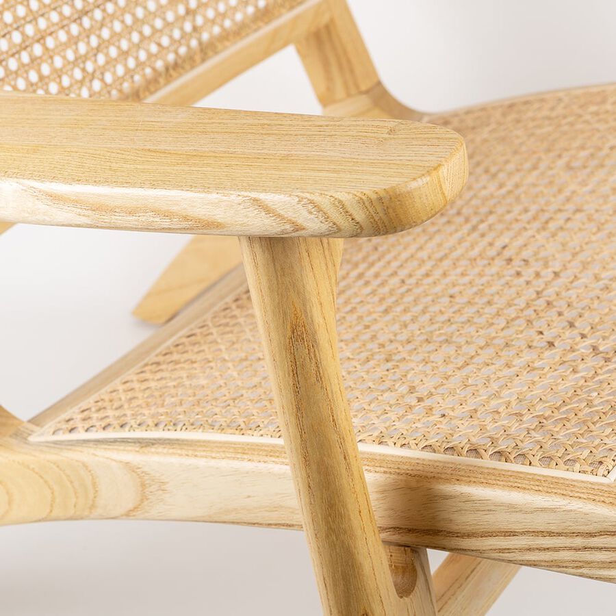 Butaca de ratán Cecilia 60x48x75cm Clau&Chloe