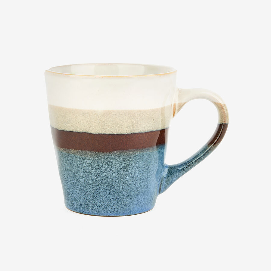 Mug de cerámica azul Sotres 41cl