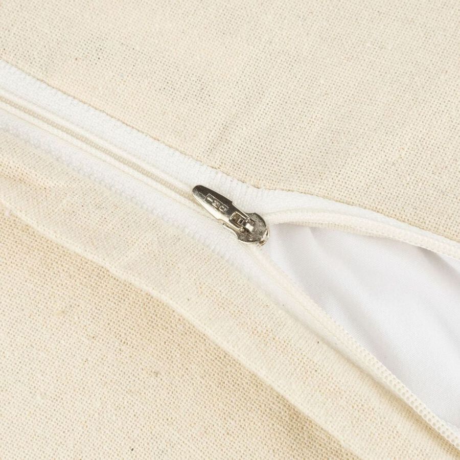 Funda de cojín de algodón con flecos Cuzco 60x60cm