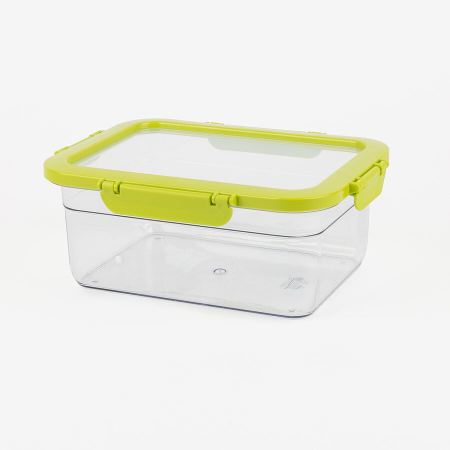 T&aacute;per de polipropileno rectangular herm&eacute;tico Samba 23x18x10cm - 2,2L