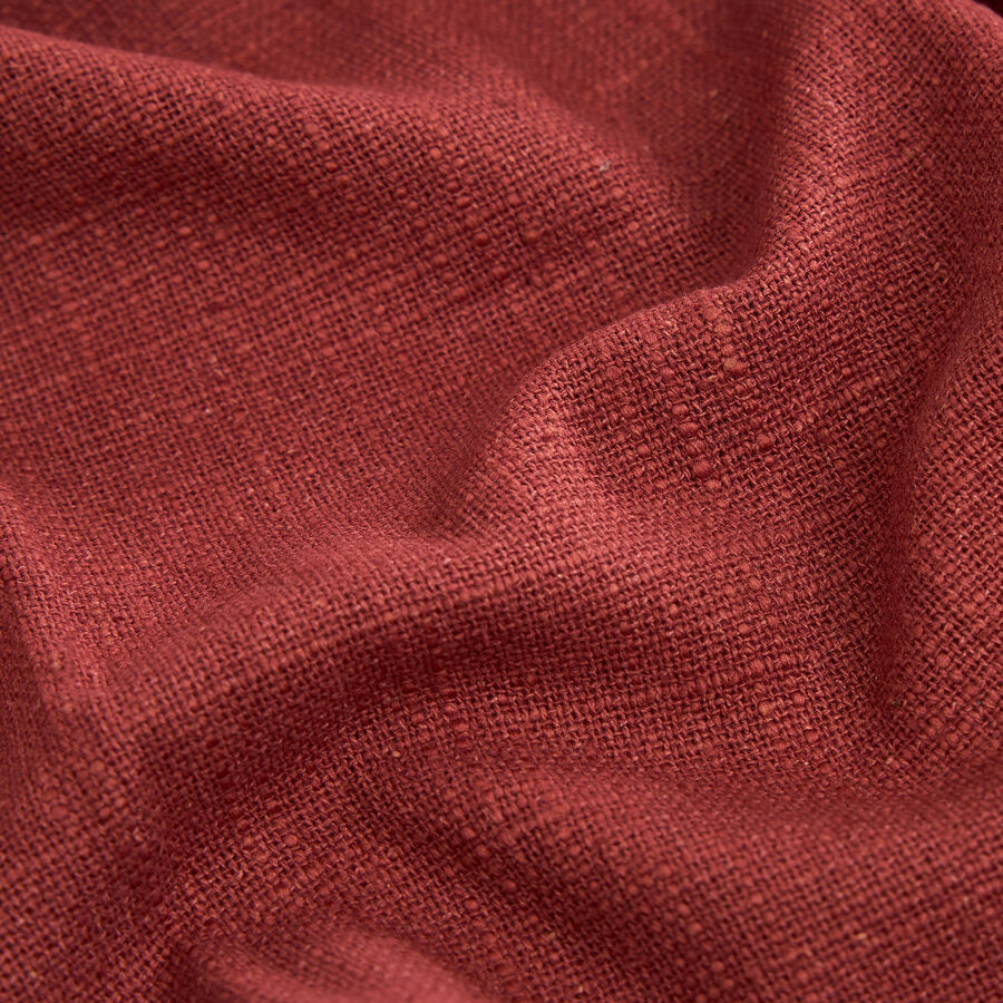 Set de 2 servilletas de algodón vino pespunte crudo Arosa 43x43cm