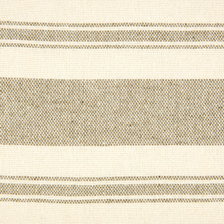 Funda de cojín de algodón rayas verdes Niza 30x45cm