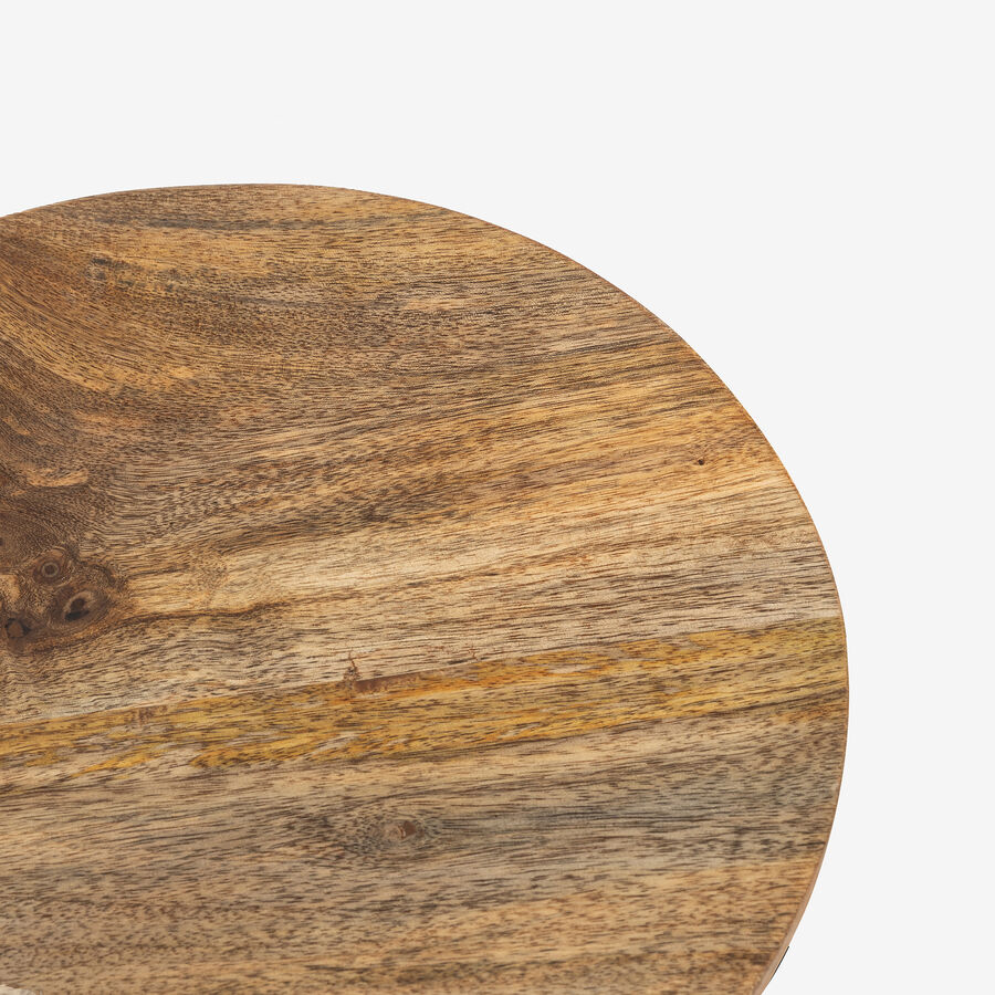 Set de 2 mesas de madera de mango Clau&Chloe