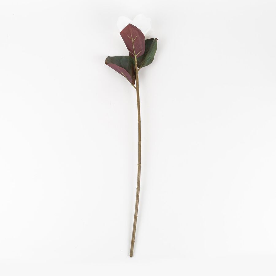 Flor artificial magnolia blanca 70cm