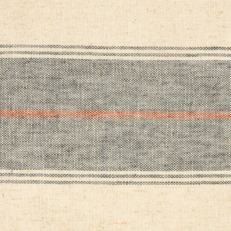 Funda de cojín de lino rayas Yuma 45x45cm