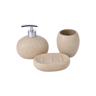 Set de 3 accesorios de ba&ntilde;o de cer&aacute;mica Benetton - Bergner