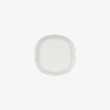 Bol moteado de cer&aacute;mica blanca Orizon &Oslash;11,5cm